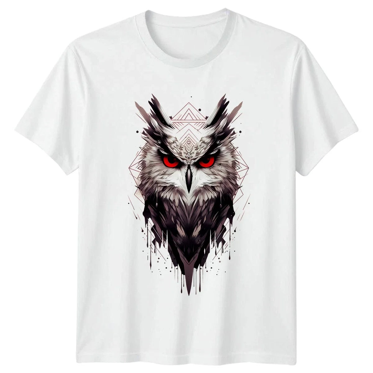 Mystic Owl Sacred Geometry T-Shirt Bird Birthday Gift For Him And Her Unisex T-shirt, Sweatshirt, Hoodie, Long Sleeve Tee - T-Shirt, Sweatshirt, Hoodie
