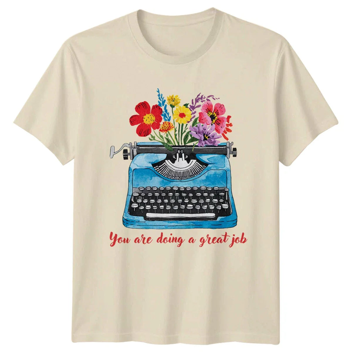 You Are Doing A Great Womens T-Shirt Floral Motivational Appreciation Gift Unisex T-shirt, Sweatshirt, Hoodie, Long Sleeve Tee - T-Shirt, Sweatshirt, Hoodie