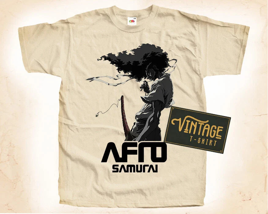 Afro Samurai V1 T SHIRT Movie Poster Vintage Natural Tee sizes S to 5XL Unisex T-shirt, Sweatshirt, Hoodie, Long Sleeve Tee - T-Shirt, Sweatshirt, Hoodie