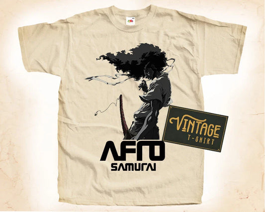 Afro Samurai V1 T SHIRT Movie Poster Vintage Natural Tee sizes S to 5XL Unisex T-shirt, Sweatshirt, Hoodie, Long Sleeve Tee - T-Shirt, Sweatshirt, Hoodie