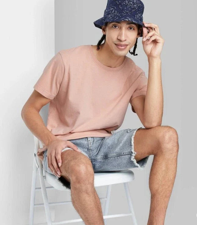 Unisex Blush Pink T-Shirt Soft Cotton Basic Tee Casual Everyday Shirt Minimalist Unisex T-shirt, Sweatshirt, Hoodie, Long Sleeve Tee - T-Shirt, Sweatshirt, Hoodie