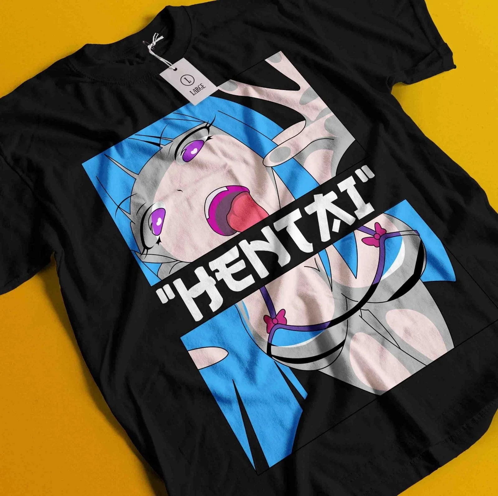Ecchi Style Anime T-Shirt Japanese Graphic Tshirt Manga Waifu Kawaii Unisex Tee Unisex T-shirt, Sweatshirt, Hoodie, Long Sleeve Tee - T-Shirt, Sweatshirt, Hoodie