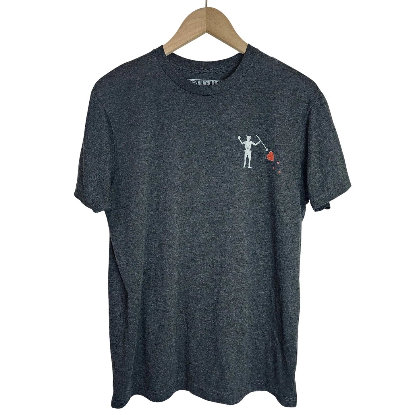 Black Rifle Coffee Shirt Men's Medium Knight Short Sleeve Top Charcoal Grey Unisex T-shirt, Sweatshirt, Hoodie, Long Sleeve Tee - T-Shirt, Sweatshirt, Hoodie