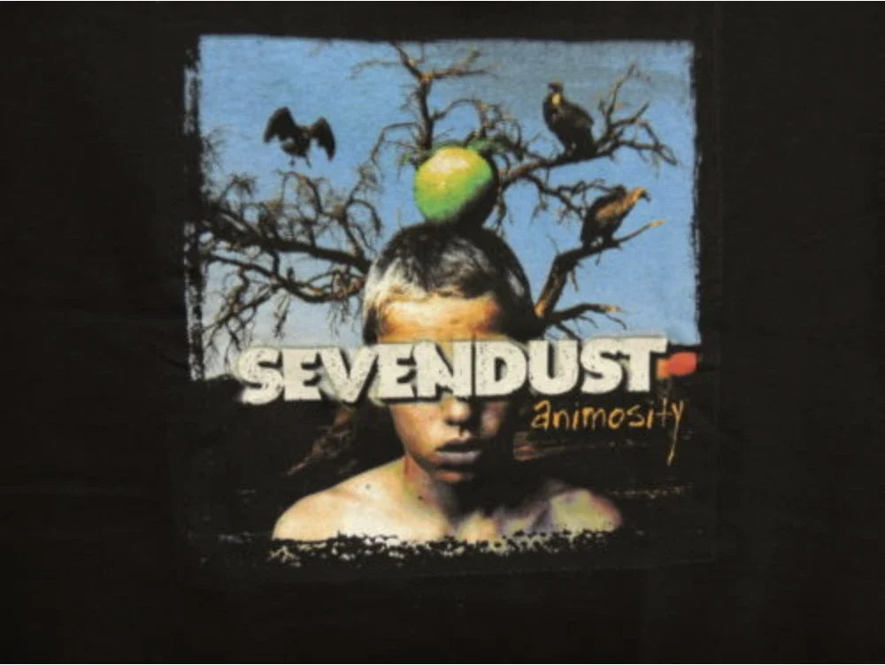 Sevendust Anomosity Tour Shirt Y2K vintage Unisex T-shirt, Sweatshirt, Hoodie, Long Sleeve Tee - T-Shirt, Sweatshirt, Hoodie