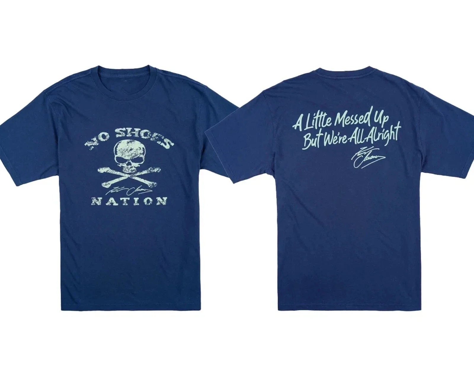 No Shoes Nation Navy Shirt T-Shirt HOT ITEM (navy), size S-5XL Unisex T-shirt, Sweatshirt, Hoodie, Long Sleeve Tee - T-Shirt, Sweatshirt, Hoodie