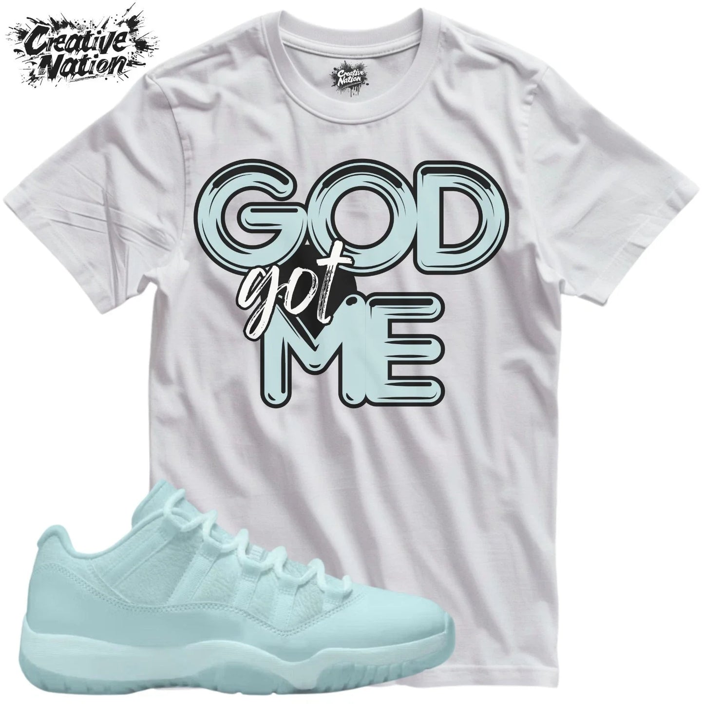 Shirt To Match 11 Fiberglass Unisex Tee GOD Got Me Shirt Sneaker Tee Unisex T-shirt, Sweatshirt, Hoodie, Long Sleeve Tee - T-Shirt, Sweatshirt, Hoodie