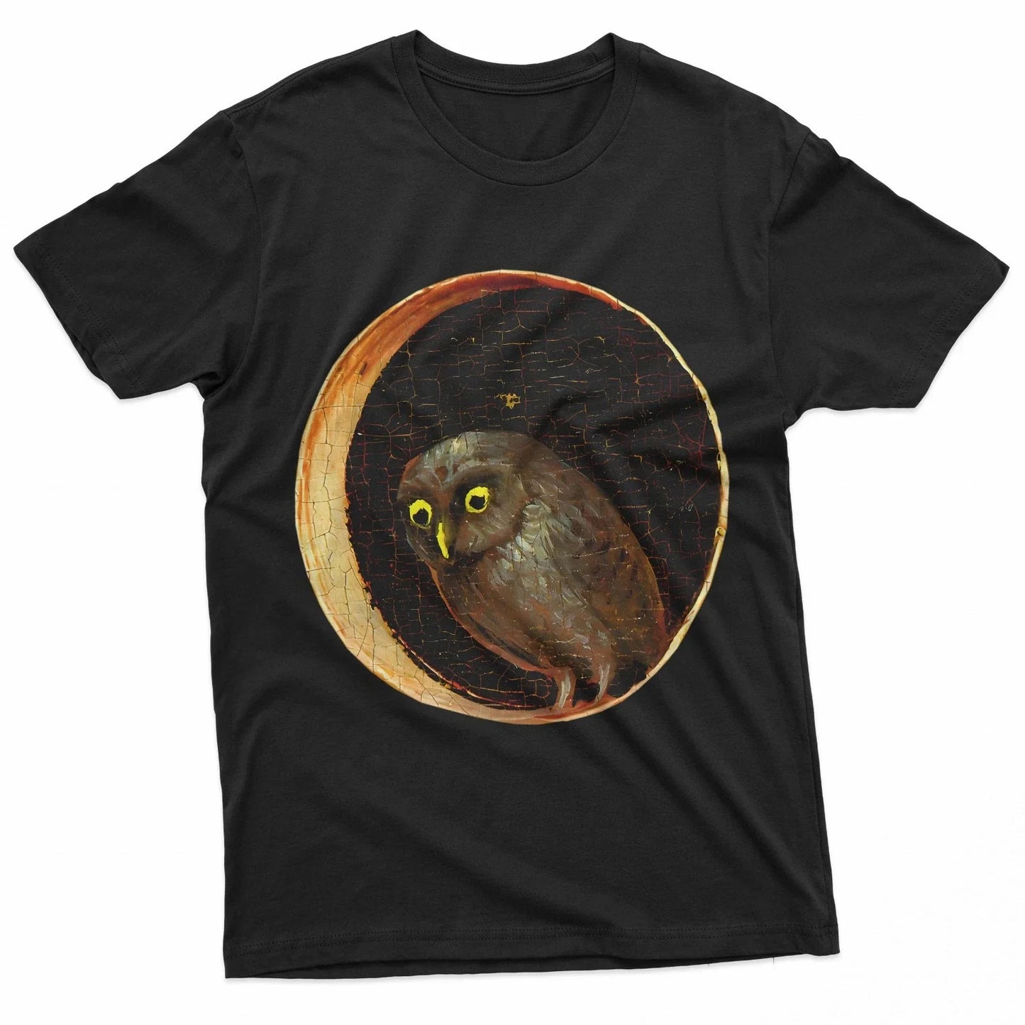 Curious Owl Hieronymus Bosch Garden Of Earthly Delights T-Shirt Unisex T-shirt, Sweatshirt, Hoodie, Long Sleeve Tee - T-Shirt, Sweatshirt, Hoodie