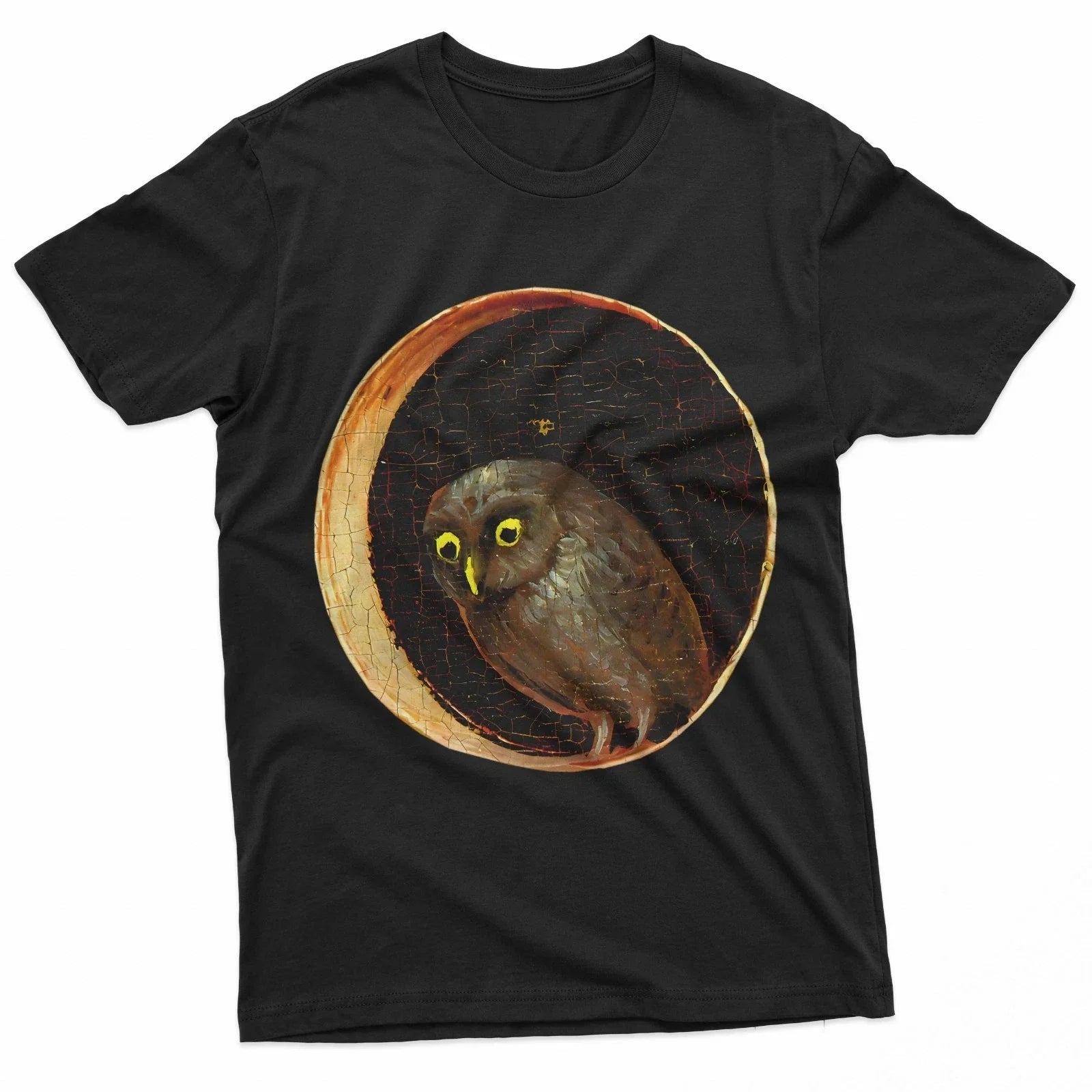 Curious Owl Hieronymus Bosch Garden Of Earthly Delights T-Shirt Unisex T-shirt, Sweatshirt, Hoodie, Long Sleeve Tee - T-Shirt, Sweatshirt, Hoodie