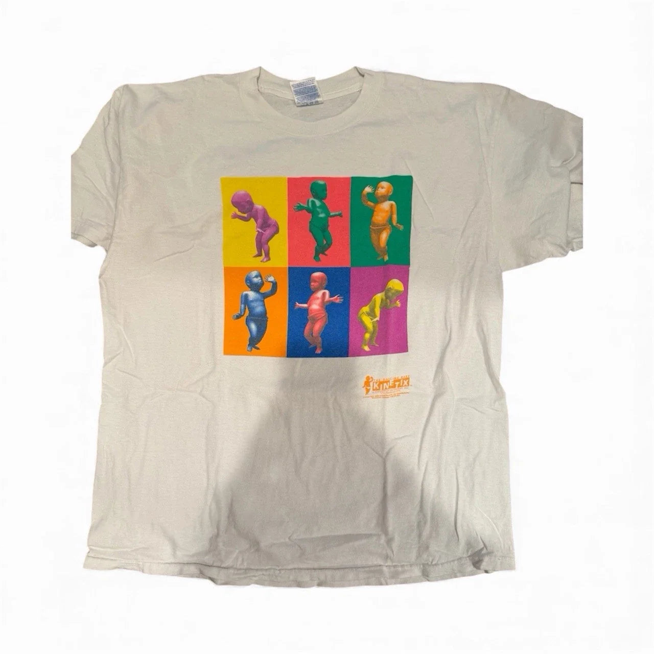 Vintage 1996 Dancing Baby Pop Art Kinetix Tech Promo T Shirt Size XL Unisex T-shirt, Sweatshirt, Hoodie, Long Sleeve Tee - T-Shirt, Sweatshirt, Hoodie