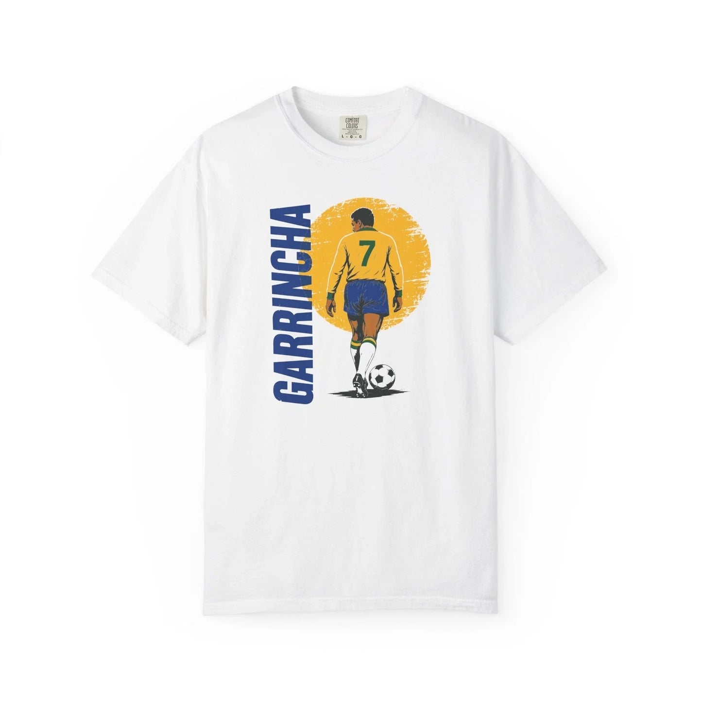 Garrincha Football Icon Tee Retro Brazil National Team Soccer Legend Shirt Unisex T-shirt, Sweatshirt, Hoodie, Long Sleeve Tee - T-Shirt, Sweatshirt, Hoodie