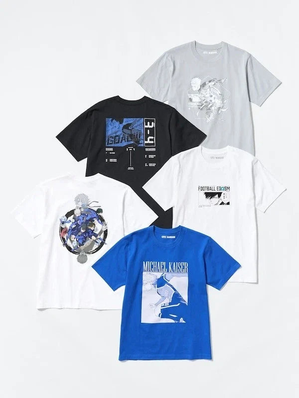 Blue Lock x UNIQLO UT T-Shirt  Japan 2026 Anime Seishiro Rin Kaiser  NEW Unisex T-shirt, Sweatshirt, Hoodie, Long Sleeve Tee - T-Shirt, Sweatshirt, Hoodie