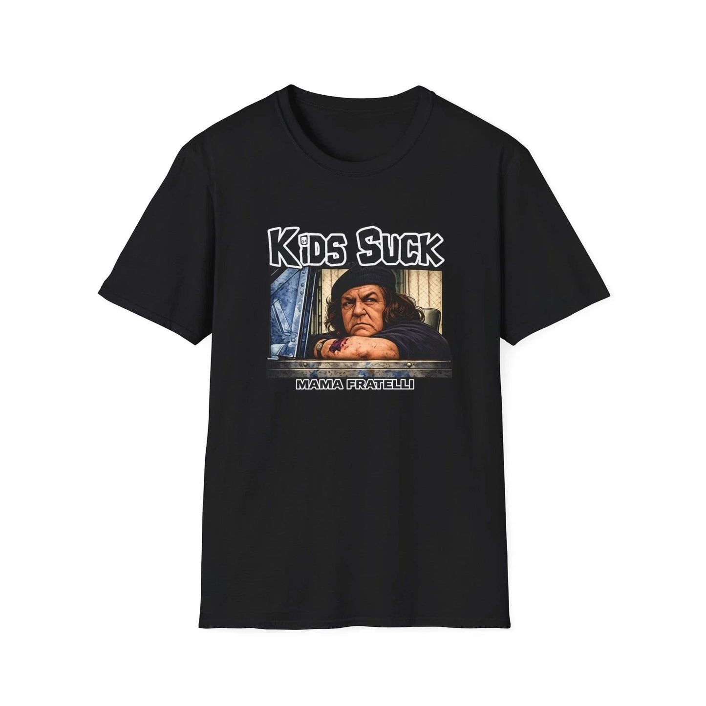 Kids Suck Mama Fratelli T-Shirt |the Goonies  Funny 80s Movie Quote Unisex T-shirt, Sweatshirt, Hoodie, Long Sleeve Tee - T-Shirt, Sweatshirt, Hoodie