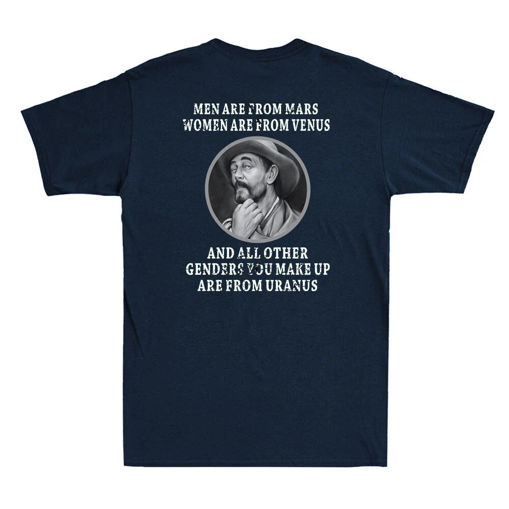 Men Are From Mars Women Are From Venus Funny Quote (On Back) Retro Men's T-Shirt Unisex T-shirt, Sweatshirt, Hoodie, Long Sleeve Tee - T-Shirt, Sweatshirt, Hoodie