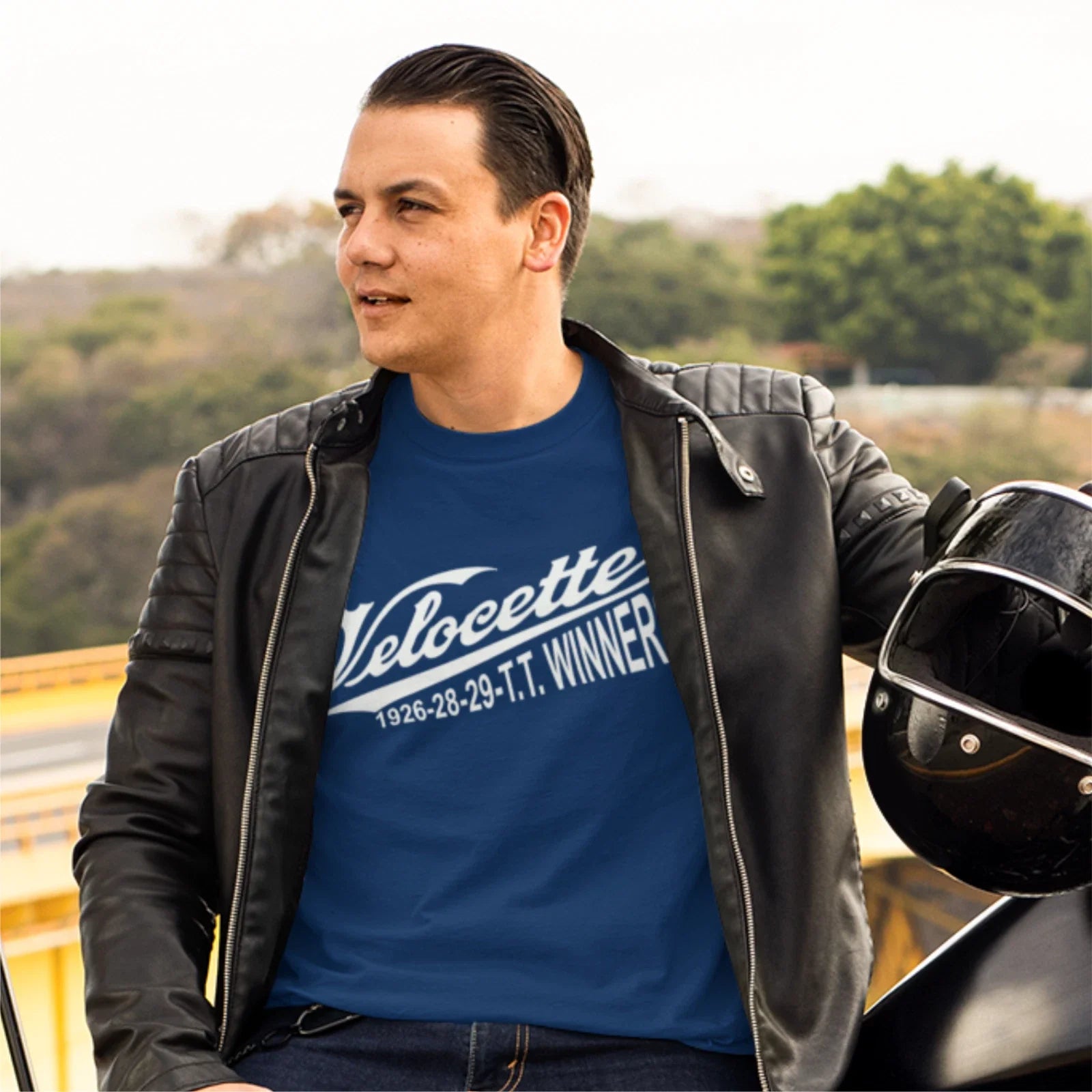 Velocette TT Motorcycle Logo Biker T-shirt |Gift| Save up to 30% with Multi-Buy Unisex T-shirt, Sweatshirt, Hoodie, Long Sleeve Tee - T-Shirt, Sweatshirt, Hoodie