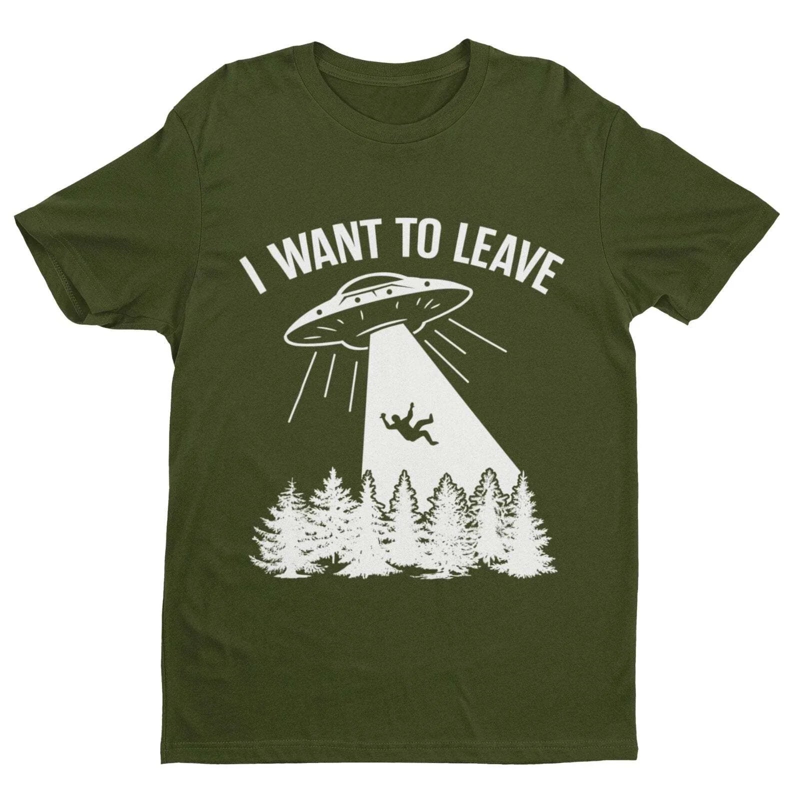 Funny UFO T Shirt I Want To Leave Retro Alien Roswell Area 51 You Are Not Alone Unisex T-shirt, Sweatshirt, Hoodie, Long Sleeve Tee - T-Shirt, Sweatshirt, Hoodie