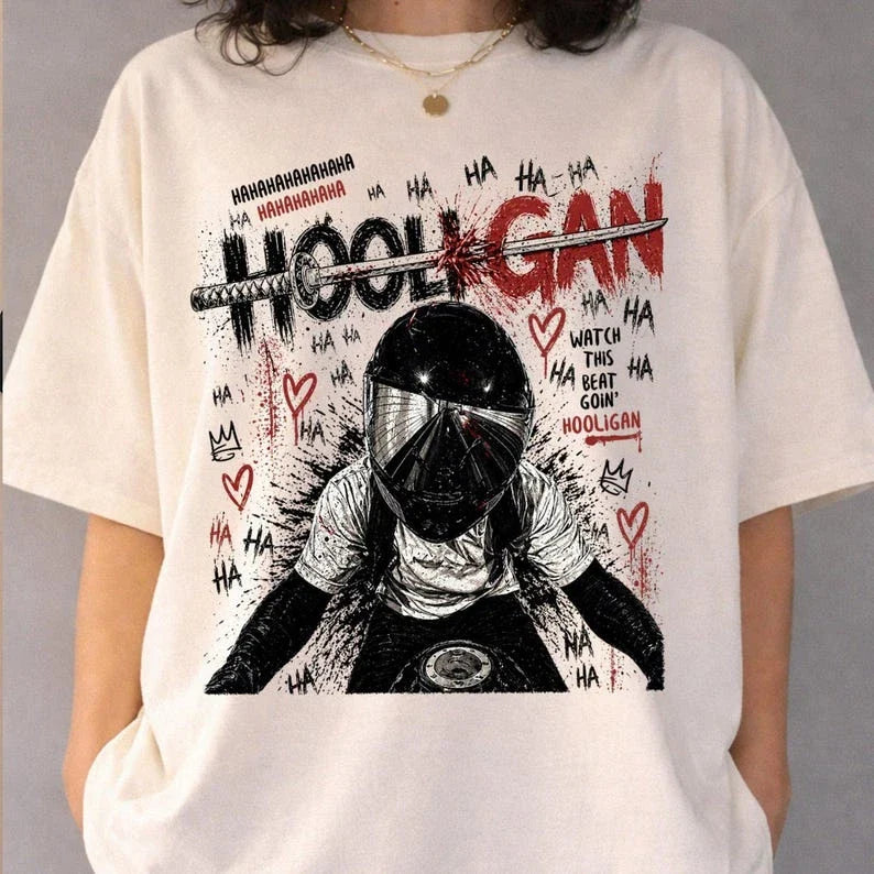Hooligan Rider Shirt, K-pop Arirang Street Style Gang Graphic Tee, Army Fan Gift Unisex T-shirt, Sweatshirt, Hoodie, Long Sleeve Tee - T-Shirt, Sweatshirt, Hoodie