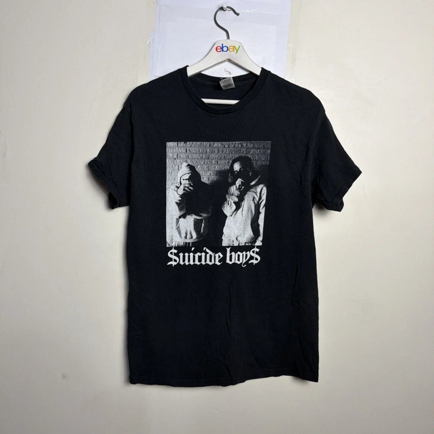 Suicide Boys Shirt Sz M Black Cotton Short Sleeve Graphic Rare $uicide Unisex T-shirt, Sweatshirt, Hoodie, Long Sleeve Tee - T-Shirt, Sweatshirt, Hoodie