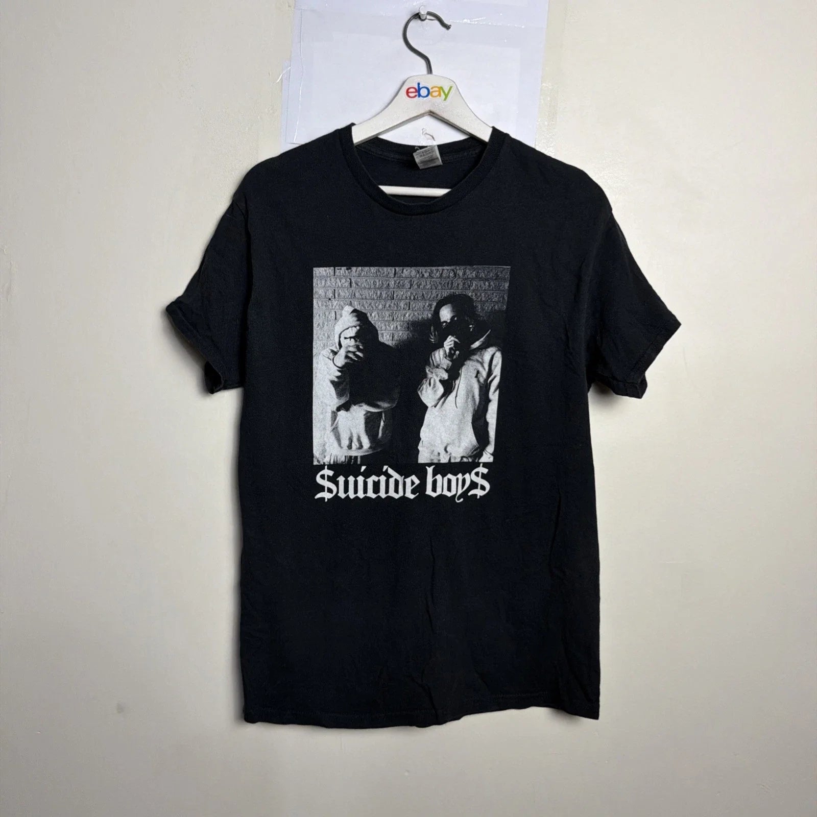 Suicide Boys Shirt Sz M Black Cotton Short Sleeve Graphic Rare $uicide Unisex T-shirt, Sweatshirt, Hoodie, Long Sleeve Tee - T-Shirt, Sweatshirt, Hoodie