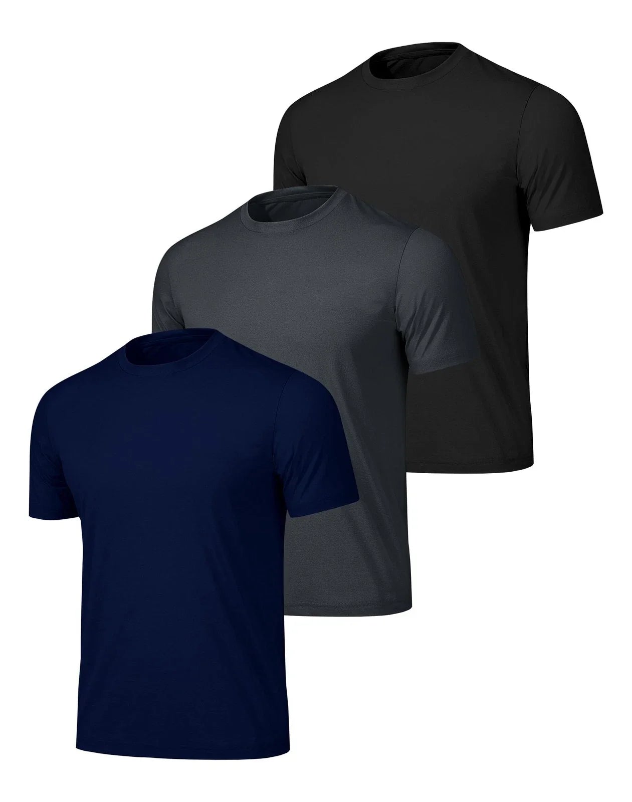 Mens Shirts 3 Pack Lightweight Dry Fit Workout Running Gym Training Athletic ... Unisex T-shirt, Sweatshirt, Hoodie, Long Sleeve Tee - T-Shirt, Sweatshirt, Hoodie