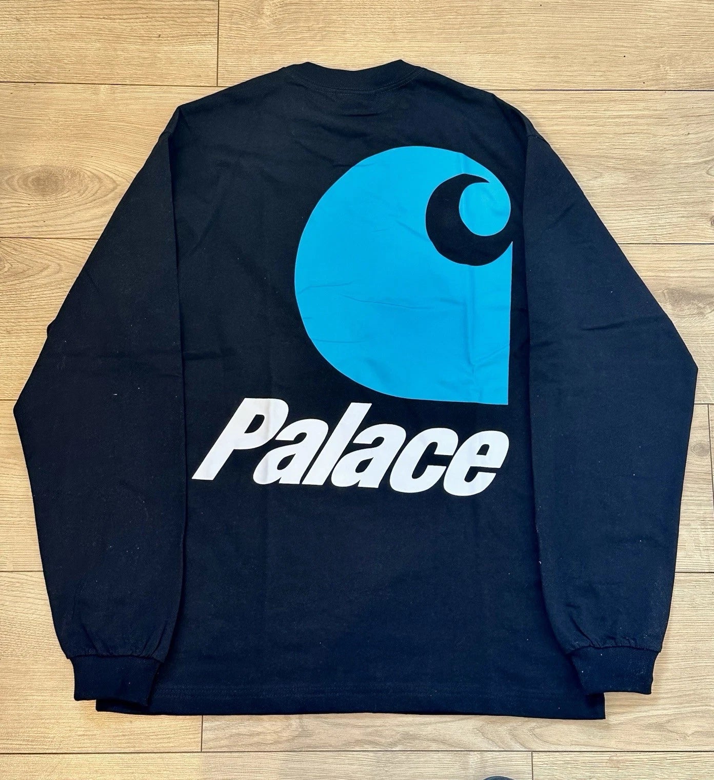 Palace  Carhartt WIP Long-sleeve Black FW24 Large Back Print Rare Streetwear M Unisex T-shirt, Sweatshirt, Hoodie, Long Sleeve Tee - T-Shirt, Sweatshirt, Hoodie