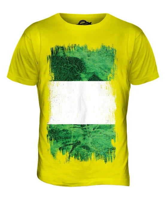 NIGERIA GRUNGE FLAG MENS T SHIRT TEE SHIRT XS S M L XL 2XL 3XL 4XL 5XL Unisex T-shirt, Sweatshirt, Hoodie, Long Sleeve Tee - T-Shirt, Sweatshirt, Hoodie