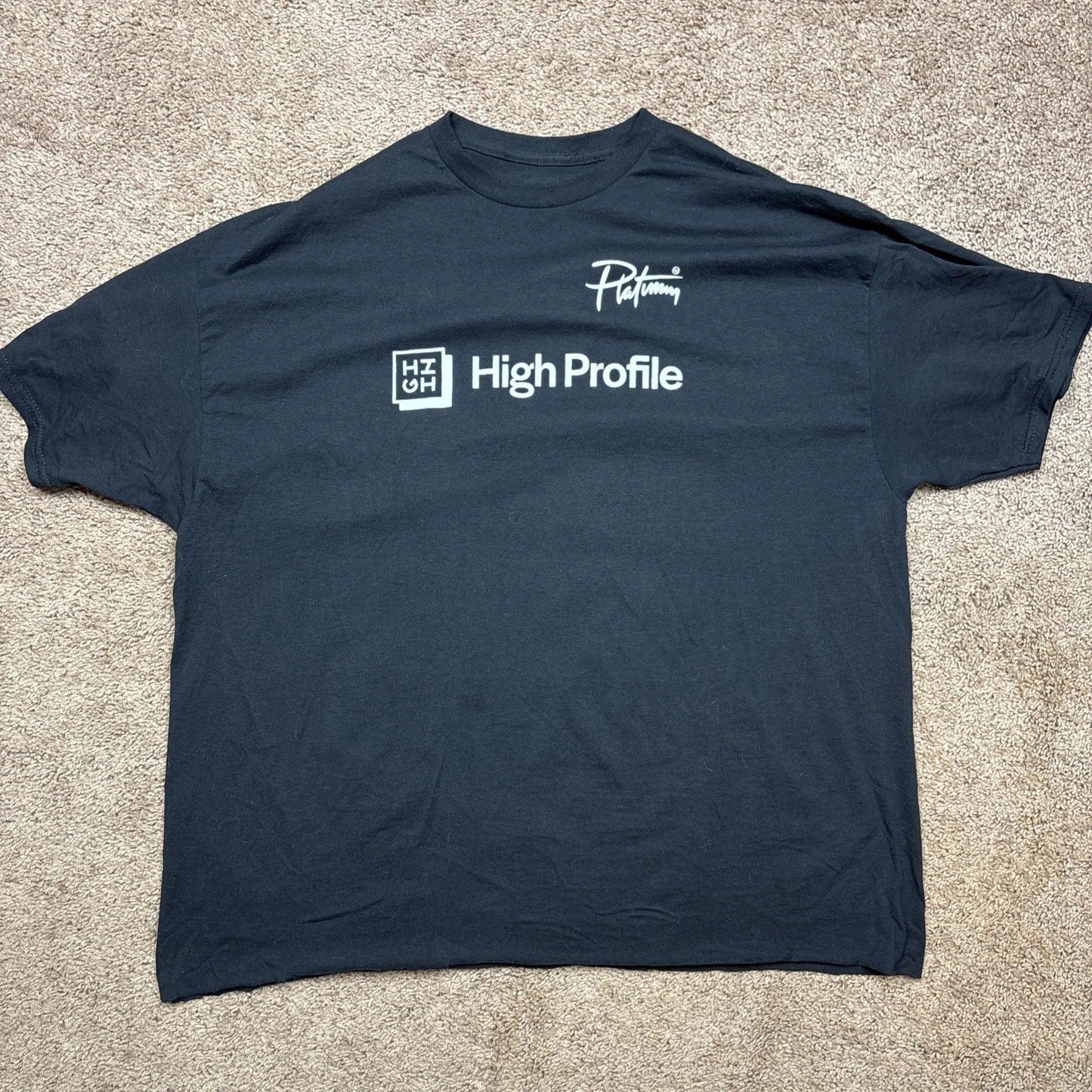 High Profile Graphic T Shirt Mens XL Black Streetwear Logo Tee Minimalist Unisex T-shirt, Sweatshirt, Hoodie, Long Sleeve Tee - T-Shirt, Sweatshirt, Hoodie
