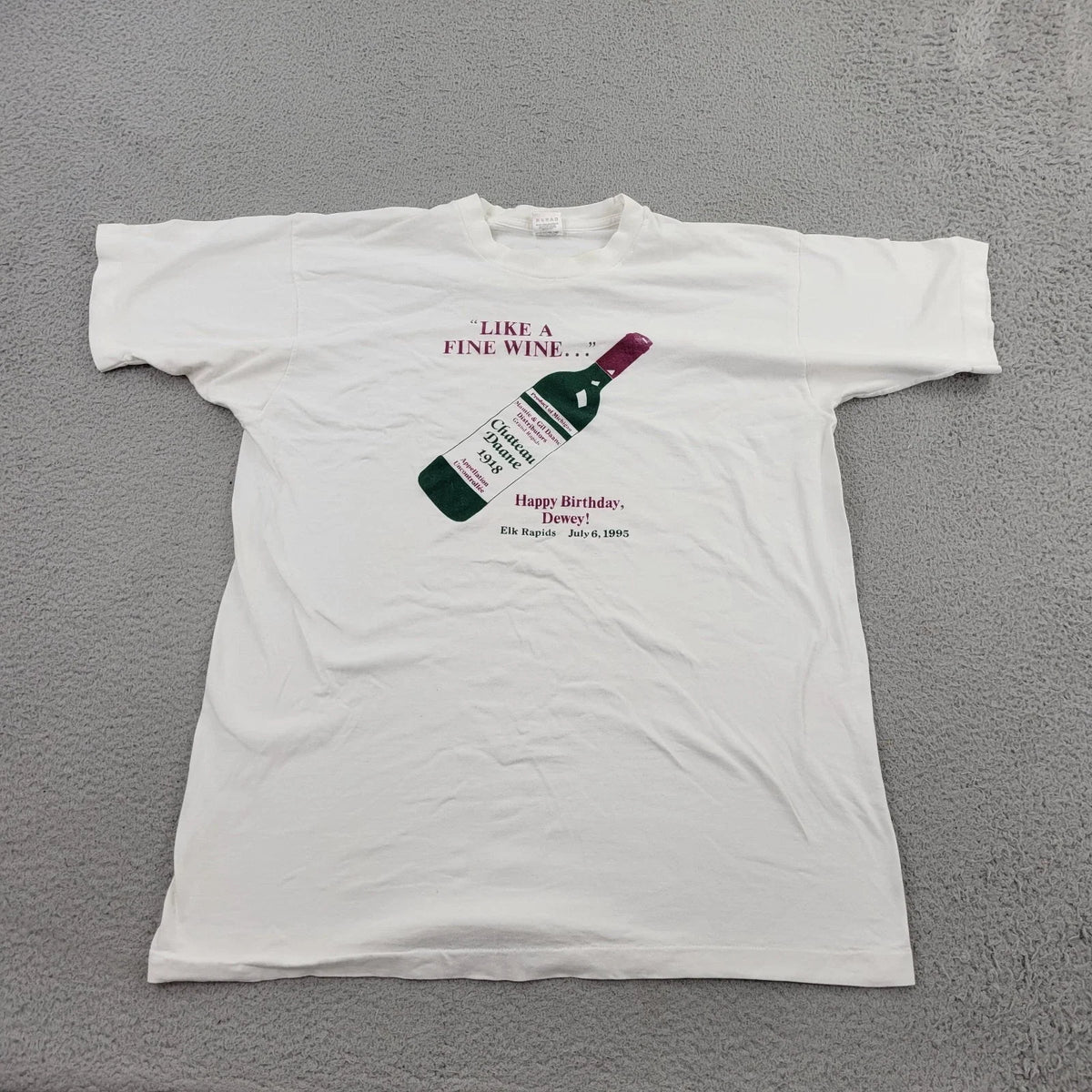 Like A Fine Wine Mens XL Graphic 1995 Happy Birthday - Adult & Kids T-Shirts, Sweatshirts & Hoodies apparel design preview 1