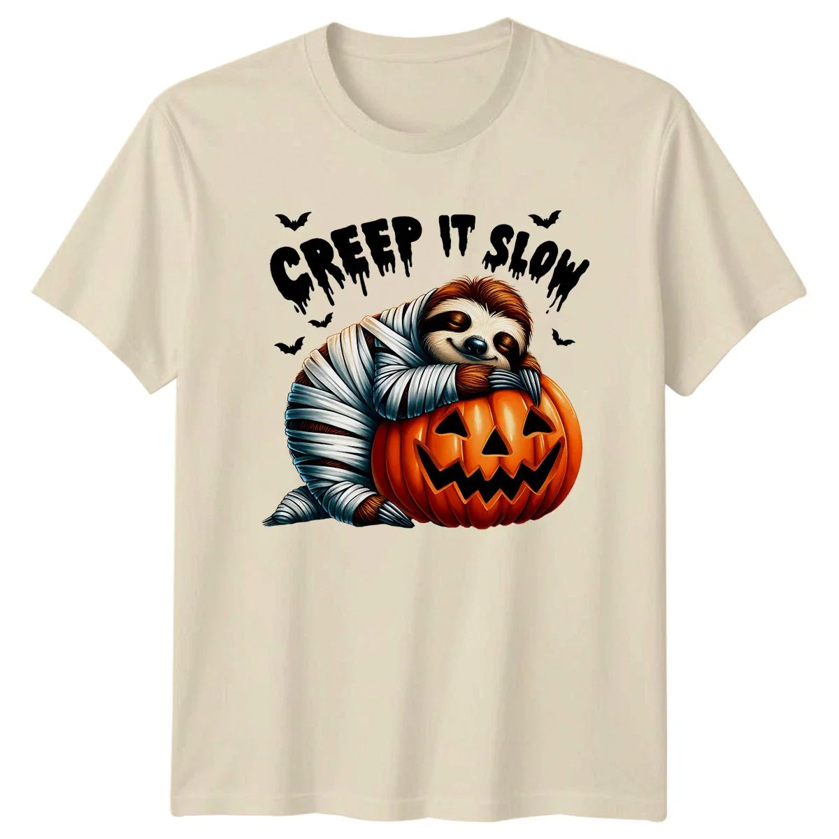Creep It Slow Unisex T-Shirt Sloth Halloween Gift For Him And Her Unisex T-shirt, Sweatshirt, Hoodie, Long Sleeve Tee - T-Shirt, Sweatshirt, Hoodie