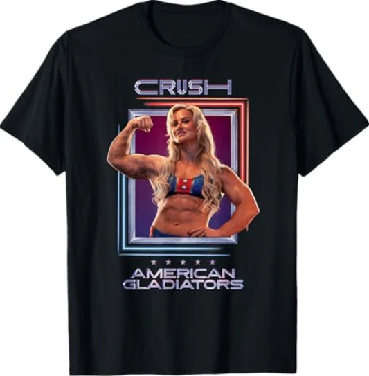 American Gladiators Crush T-shirt Unisex T-shirt, Sweatshirt, Hoodie, Long Sleeve Tee - T-Shirt, Sweatshirt, Hoodie