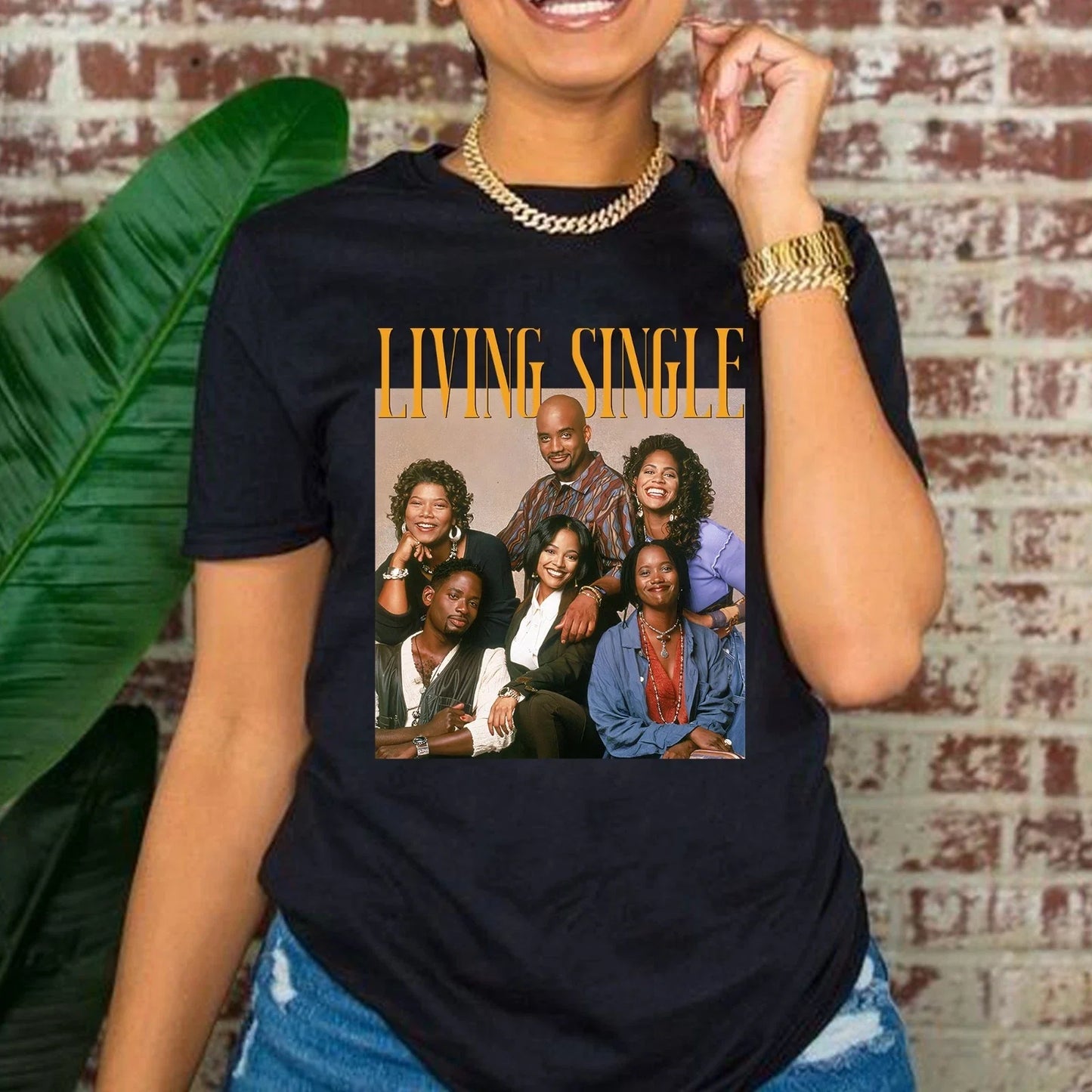 Living Single Friends T-shirt, Retro Living Single Crew Tee, Classic 80s TV Show Unisex T-shirt, Sweatshirt, Hoodie, Long Sleeve Tee - T-Shirt, Sweatshirt, Hoodie