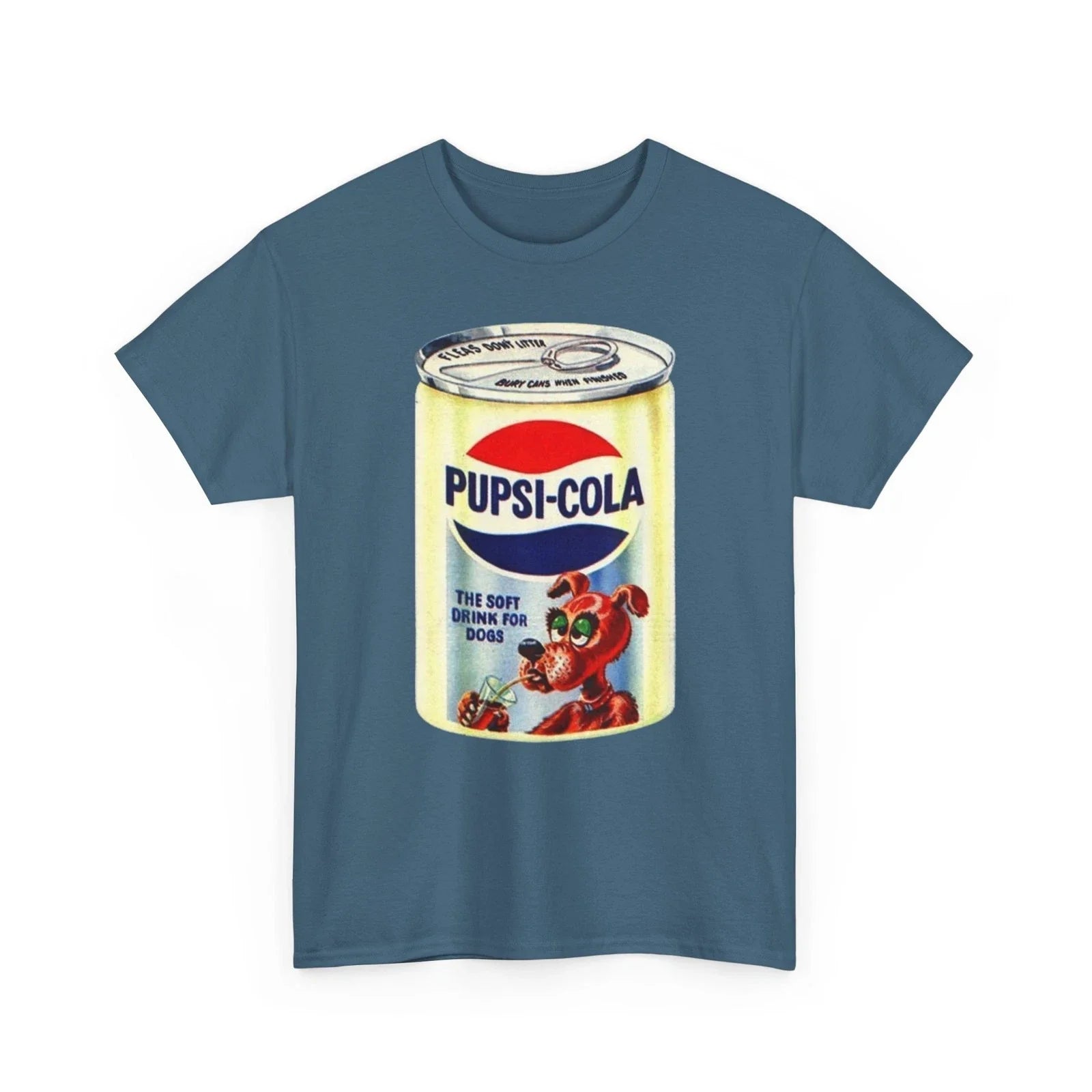 Wacky Packages Pupsi-Cola Can Printed T-Shirt Funny Pepsi-cola Parody Unisex T-shirt, Sweatshirt, Hoodie, Long Sleeve Tee - T-Shirt, Sweatshirt, Hoodie