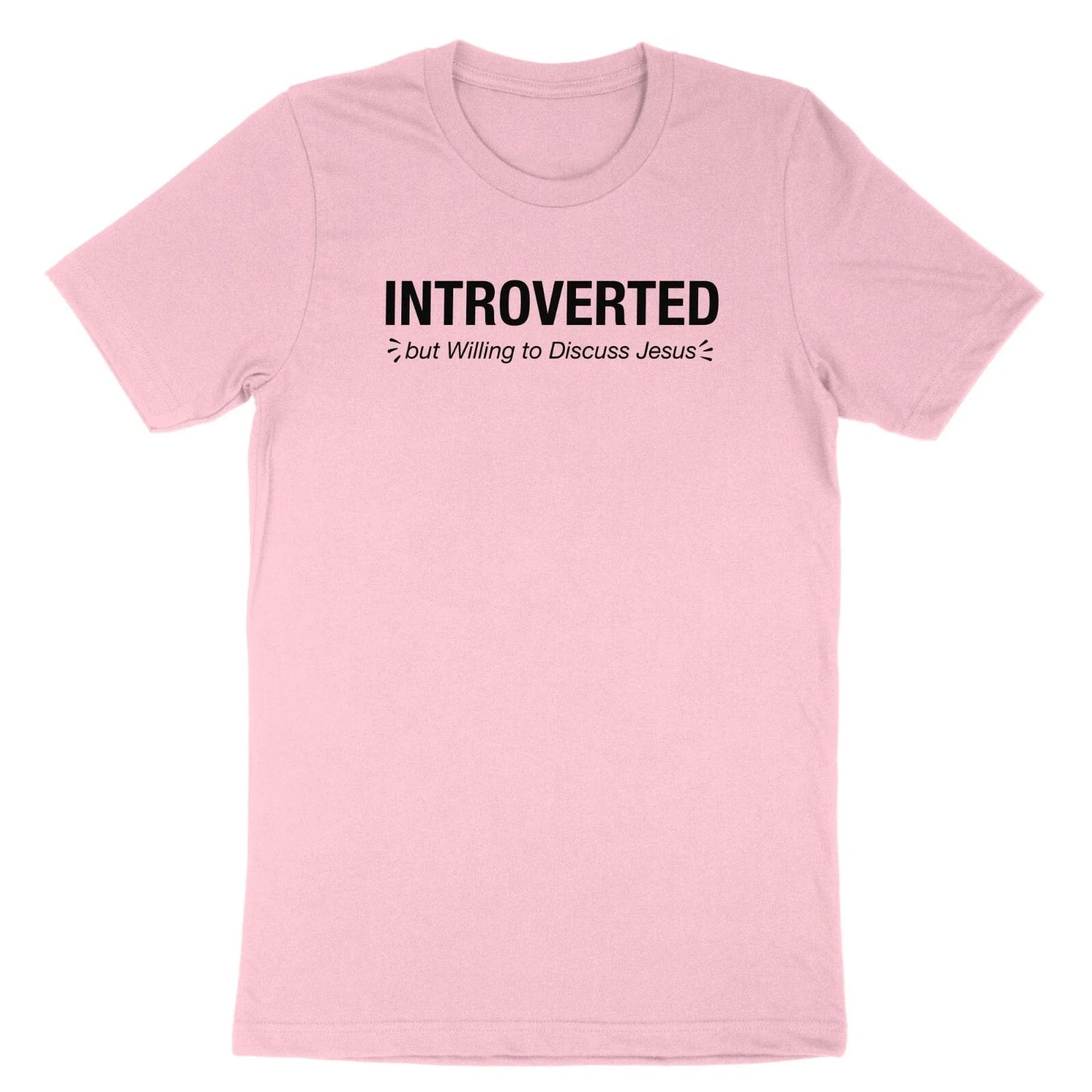 Introverted Willing To Discuss Jesus shirt Jesus Love Tee Religious Christ Jesus Unisex T-shirt, Sweatshirt, Hoodie, Long Sleeve Tee - T-Shirt, Sweatshirt, Hoodie