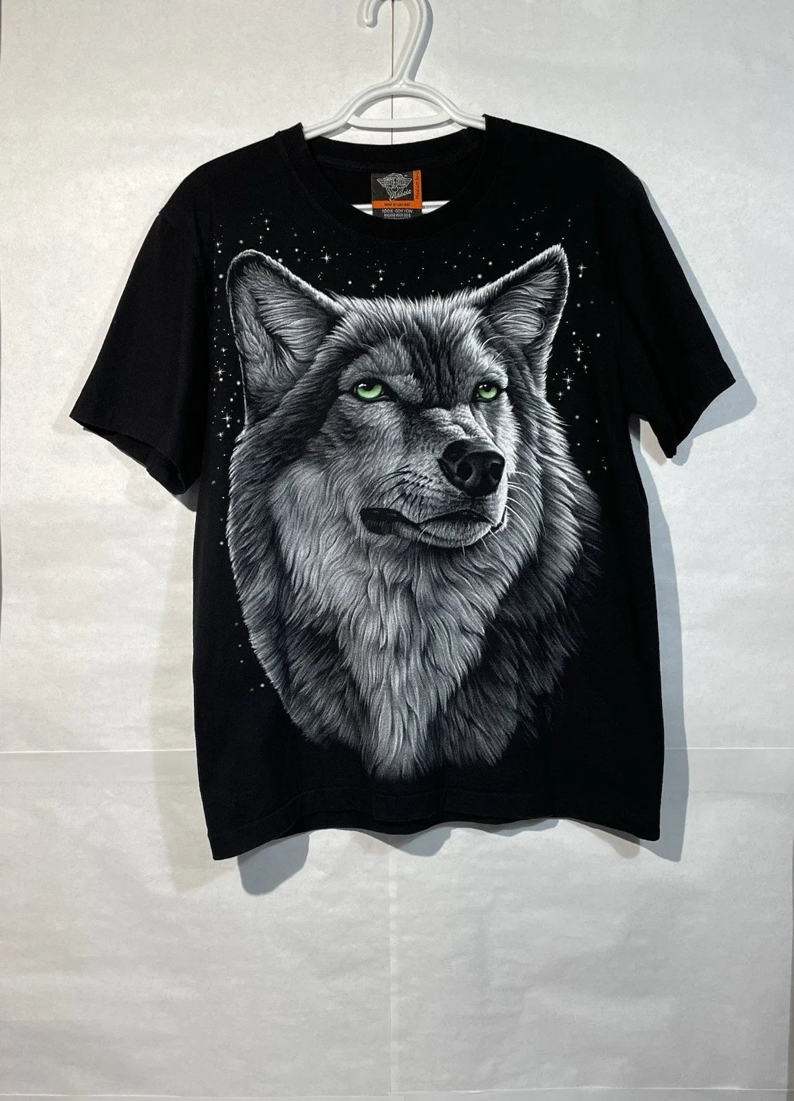 Vintage Rock Eagle Men's Medium Classic Wear Wolf Graphic Black Shirt VGUC Unisex T-shirt, Sweatshirt, Hoodie, Long Sleeve Tee - T-Shirt, Sweatshirt, Hoodie