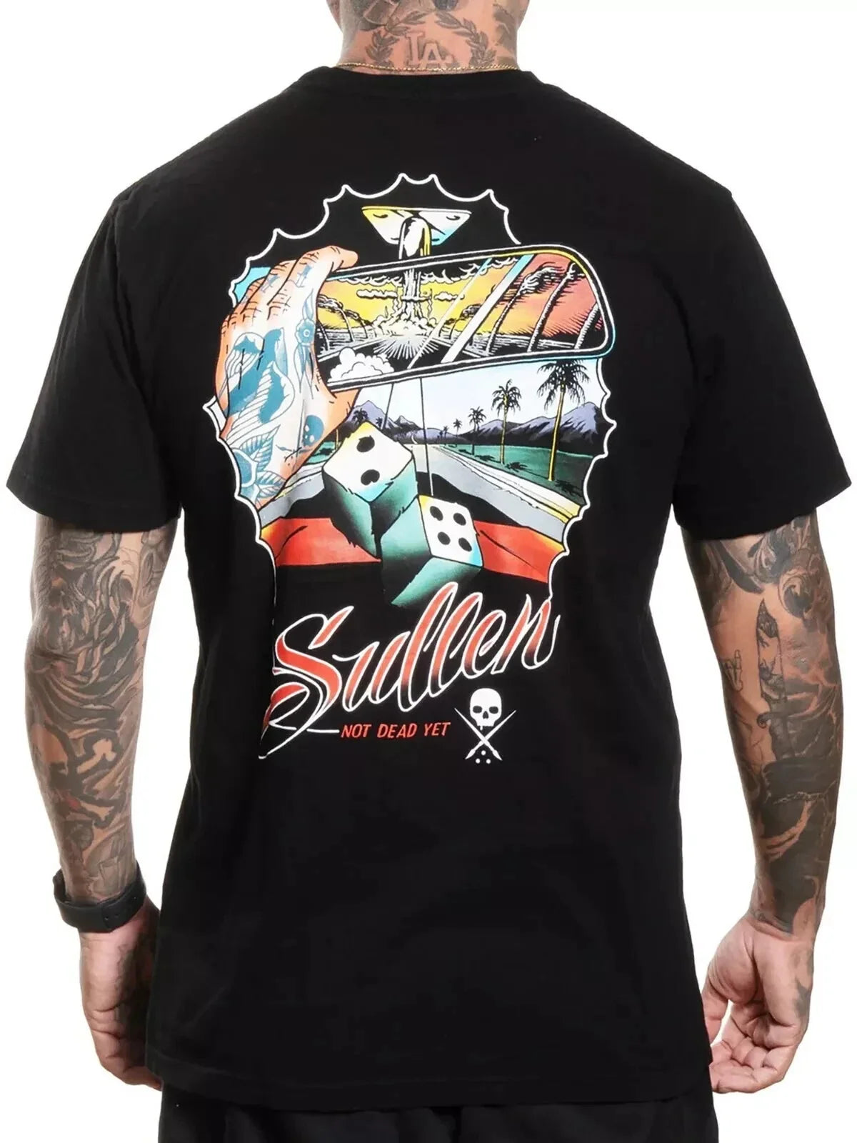 Sullen Art Collective True Artist Pin Up Tattoo Men's Premium Tee NOT DEAD YET Unisex T-shirt, Sweatshirt, Hoodie, Long Sleeve Tee - T-Shirt, Sweatshirt, Hoodie