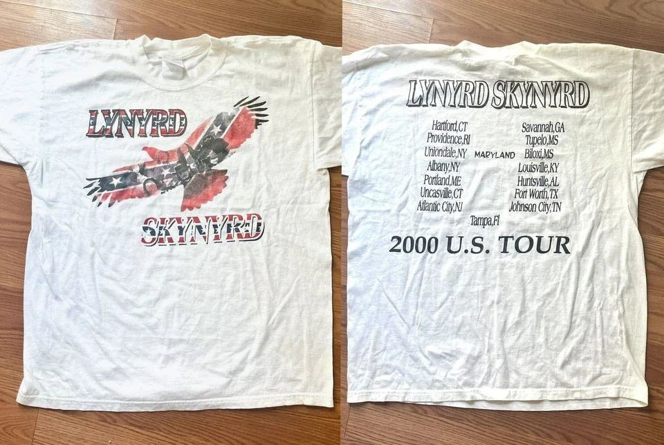 Lynyrd Skynyrd US Tour 2000 T-Shirt Unisex T-shirt, Sweatshirt, Hoodie, Long Sleeve Tee - T-Shirt, Sweatshirt, Hoodie