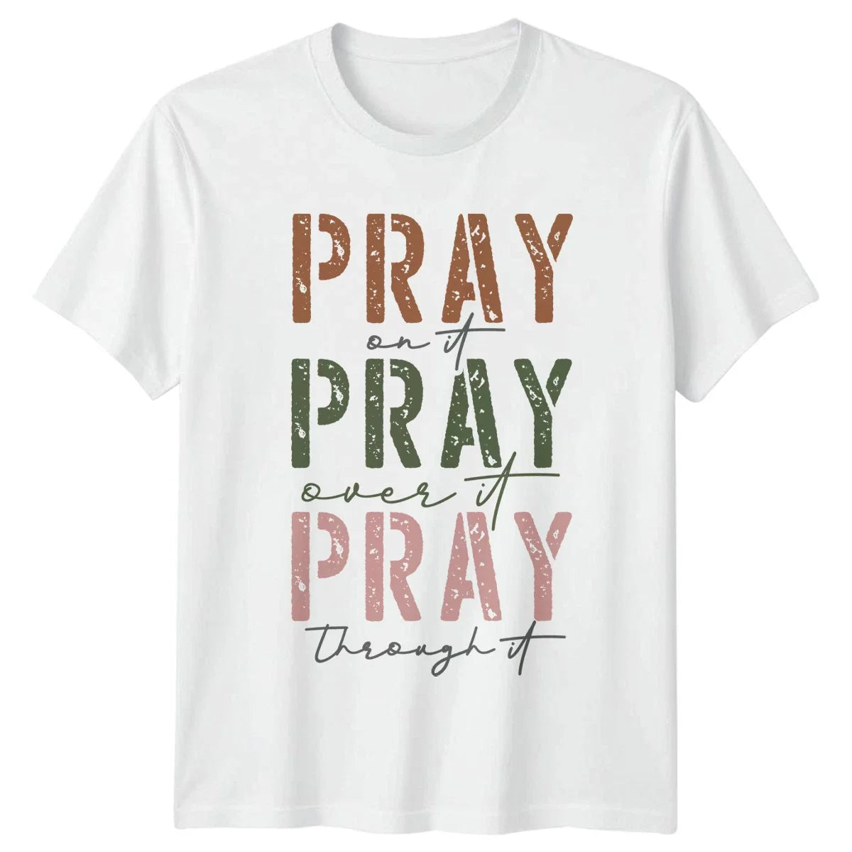 Pray On It Pray Over Unisex T-Shirt Faith Prayer Gift For Him And Her Unisex T-shirt, Sweatshirt, Hoodie, Long Sleeve Tee - T-Shirt, Sweatshirt, Hoodie