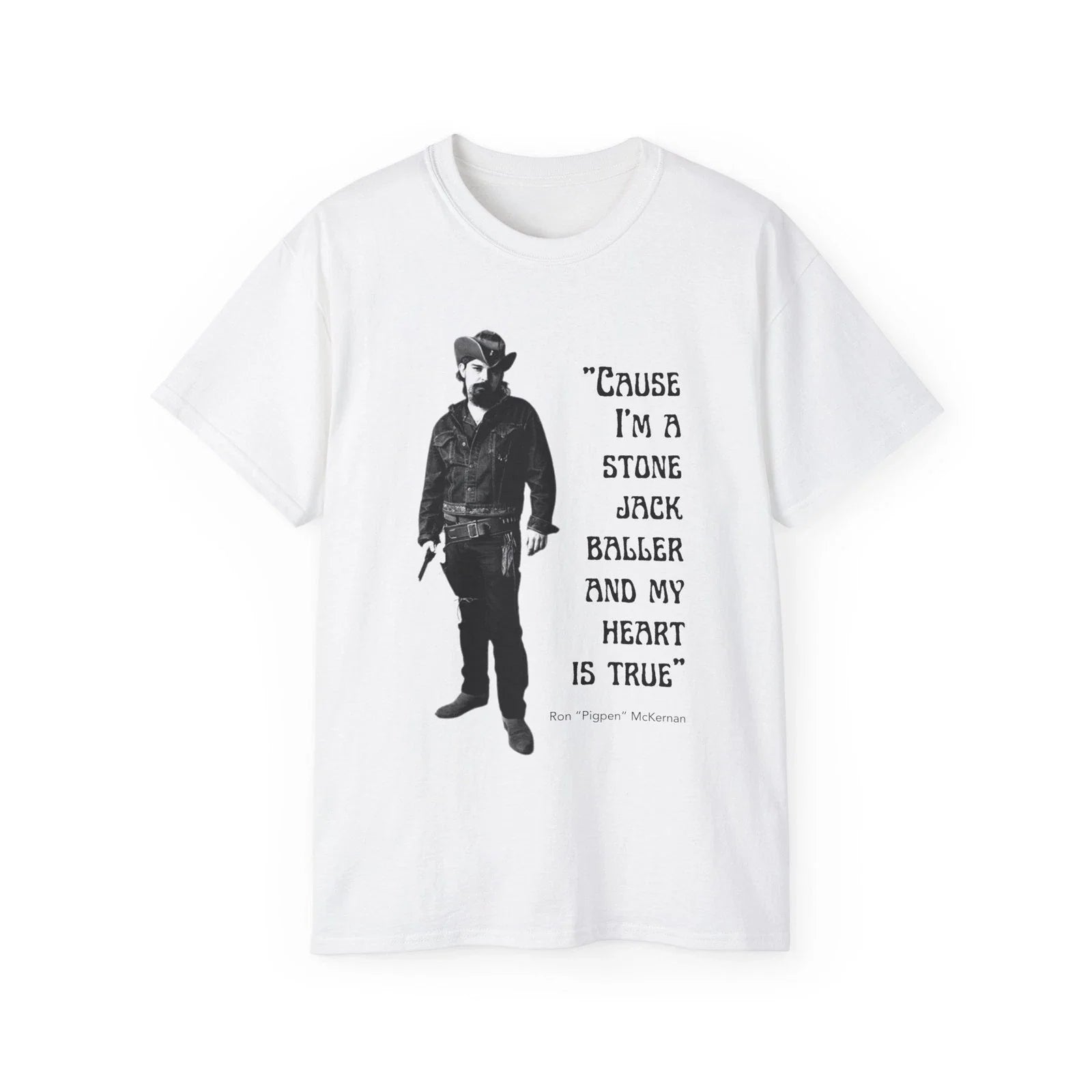 Grateful Dead Pigpen Tribute Tee, Vintage Pigpen Easy Wind Lyrics Cotton Tshirt, Unisex T-shirt, Sweatshirt, Hoodie, Long Sleeve Tee - T-Shirt, Sweatshirt, Hoodie