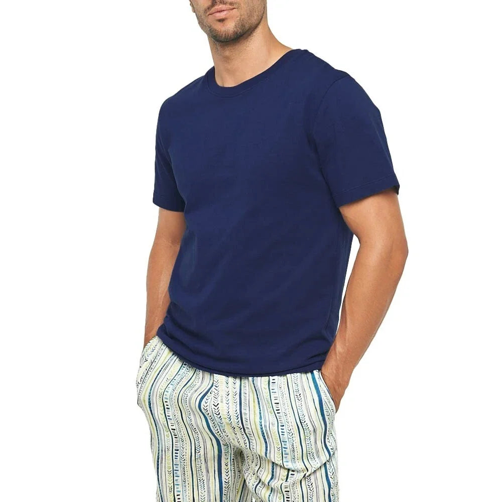 New The Lazy Poet Mens Max Mykonos Tee Shirt Paradise Blue color Size Medium Unisex T-shirt, Sweatshirt, Hoodie, Long Sleeve Tee - T-Shirt, Sweatshirt, Hoodie