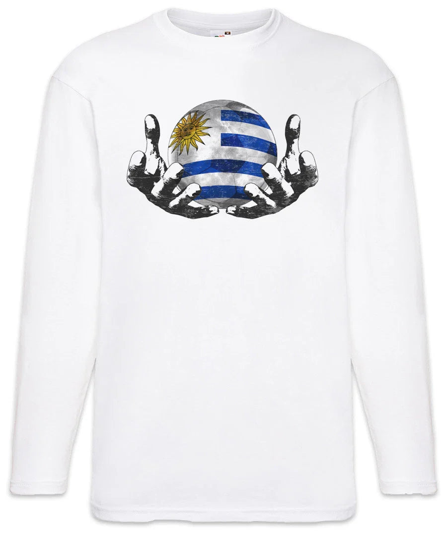 Uruguay Football Magic Ball Men Long Sleeve T-Shirt uruguayan Soccer Flag Unisex T-shirt, Sweatshirt, Hoodie, Long Sleeve Tee - T-Shirt, Sweatshirt, Hoodie