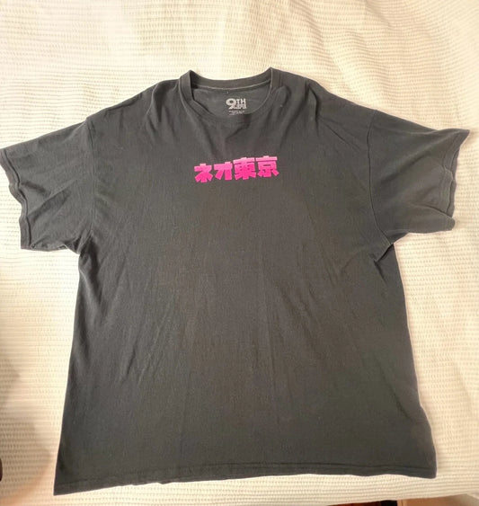 9th Life Neo Tokyo Cyberpunk Graphic T-Shirt XXL Unisex T-shirt, Sweatshirt, Hoodie, Long Sleeve Tee - T-Shirt, Sweatshirt, Hoodie