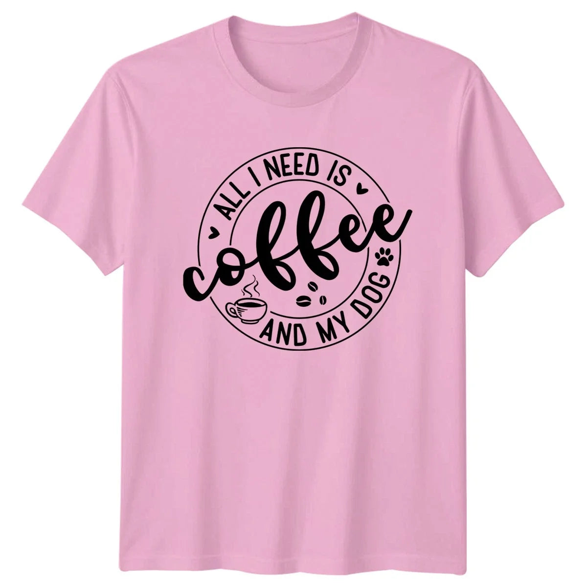 All I Need Is Coffee T-Shirt Dog Lover Pet Owner Unisex T-shirt, Sweatshirt, Hoodie, Long Sleeve Tee - T-Shirt, Sweatshirt, Hoodie