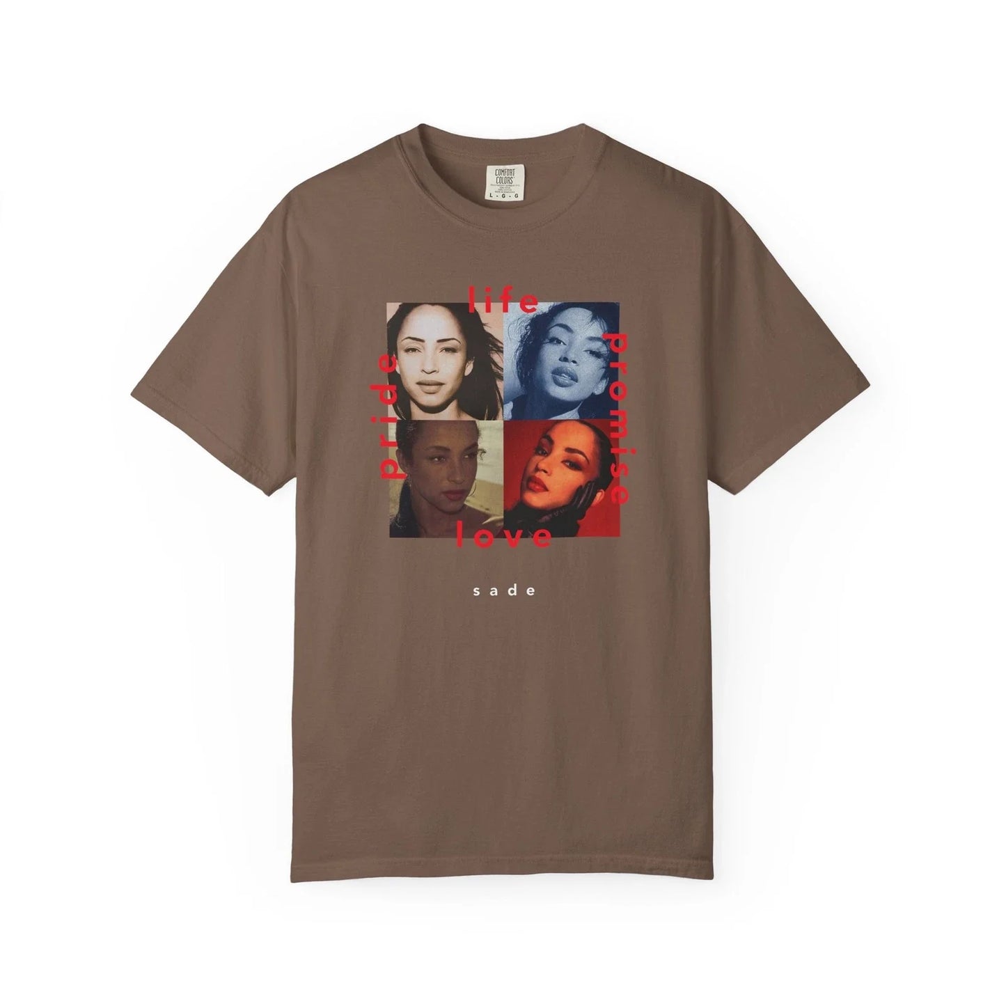 Sade Life Promise Love Pride Smooth Operator Tee Shirt Vintage 90s Pop R&B Unisex T-shirt, Sweatshirt, Hoodie, Long Sleeve Tee - T-Shirt, Sweatshirt, Hoodie