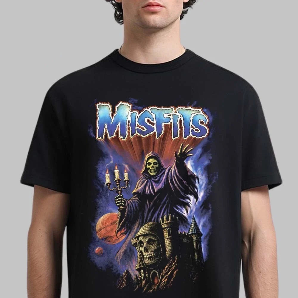 Misfits Masters Of The Universe T-Shirt 80s Vintage Retro Skull Black Tee Men Unisex T-shirt, Sweatshirt, Hoodie, Long Sleeve Tee - T-Shirt, Sweatshirt, Hoodie