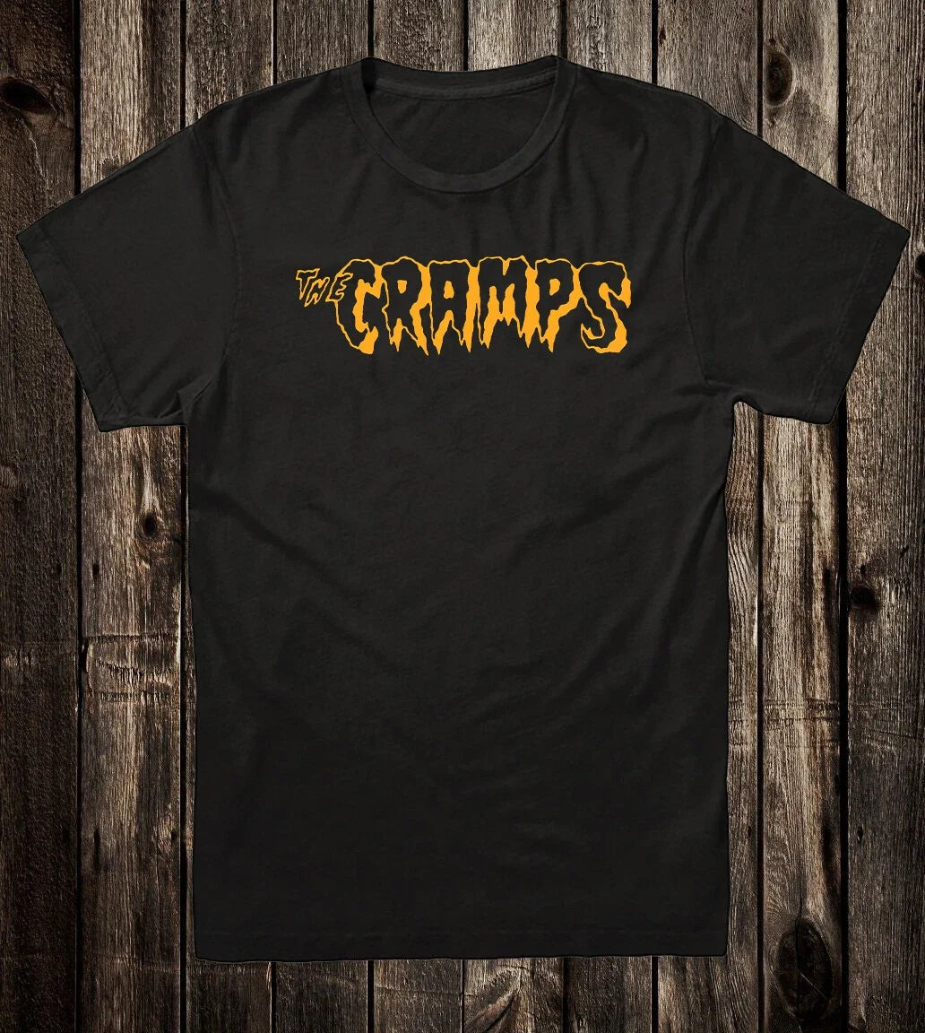Retro Tee T Shirt 100% Cotton 80's Punk Style The Cramps Rock N Roll Unisex T-shirt, Sweatshirt, Hoodie, Long Sleeve Tee - T-Shirt, Sweatshirt, Hoodie