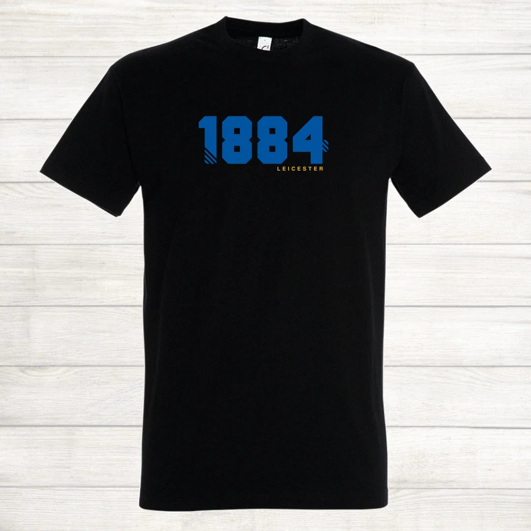 Leicester City Football Shirt 1884 Est Year Retro Gift Casual T Shirt Unisex T-shirt, Sweatshirt, Hoodie, Long Sleeve Tee - T-Shirt, Sweatshirt, Hoodie