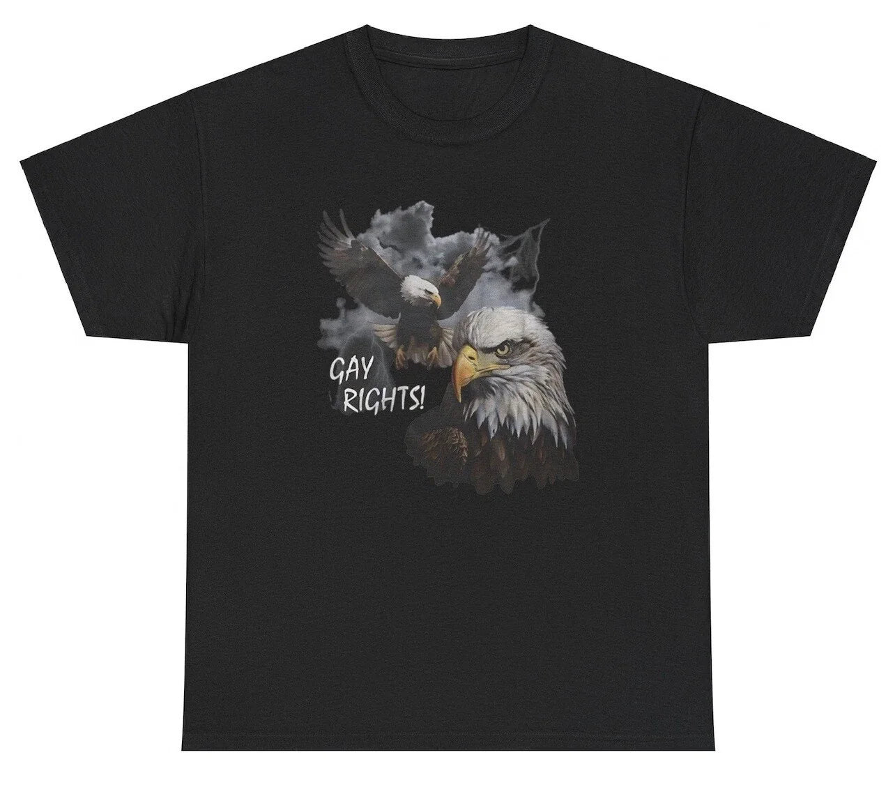 Gay Rights Bald Eagle T Shirt Funny Sarcastic LGBTQ Political Meme Humor Tee Unisex T-shirt, Sweatshirt, Hoodie, Long Sleeve Tee - T-Shirt, Sweatshirt, Hoodie