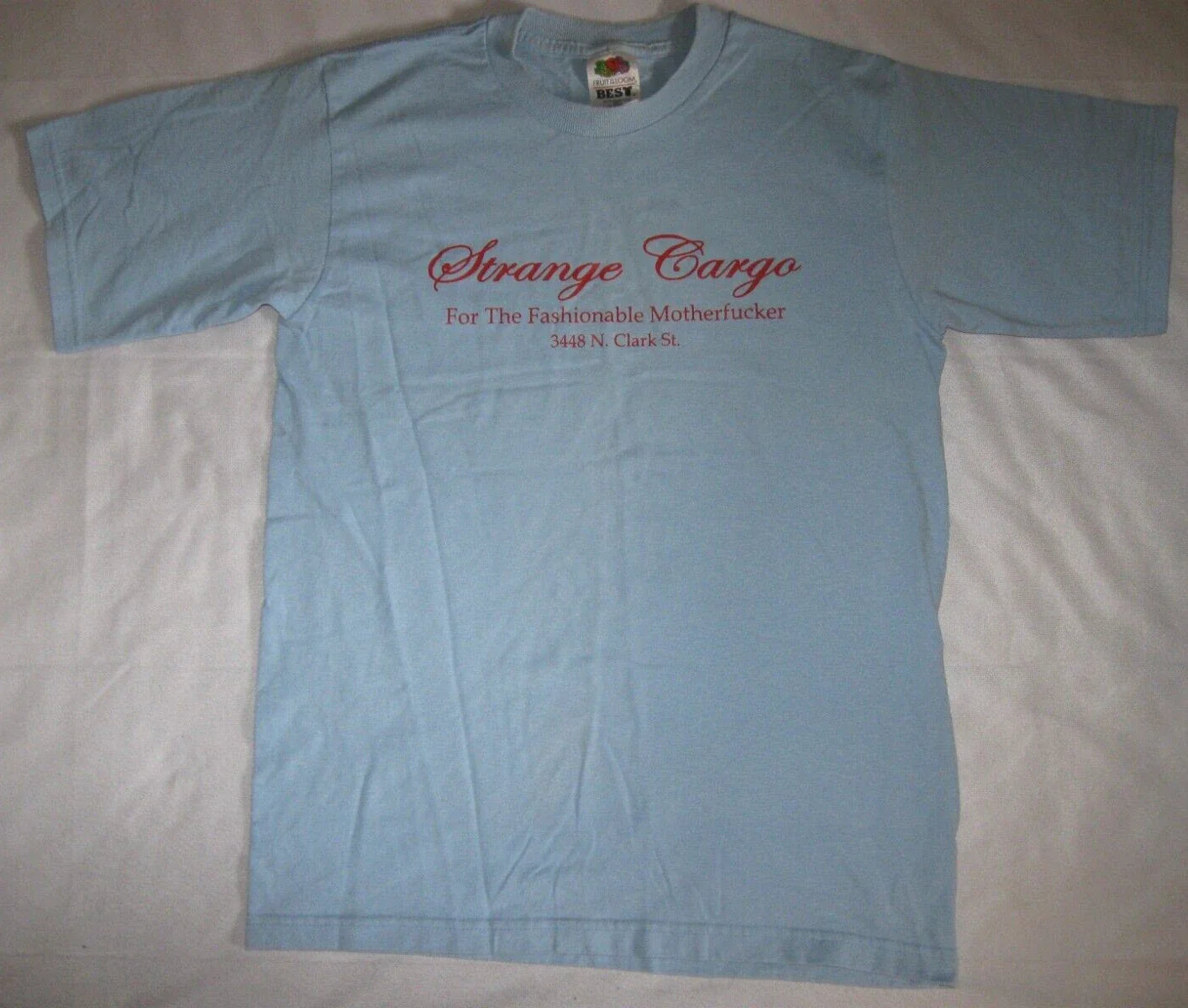 STRANGE CARGO N Clark Street CHICAGO t shirt 14/16 Youth ? Women's ? FASHIONABLE Unisex T-shirt, Sweatshirt, Hoodie, Long Sleeve Tee - T-Shirt, Sweatshirt, Hoodie