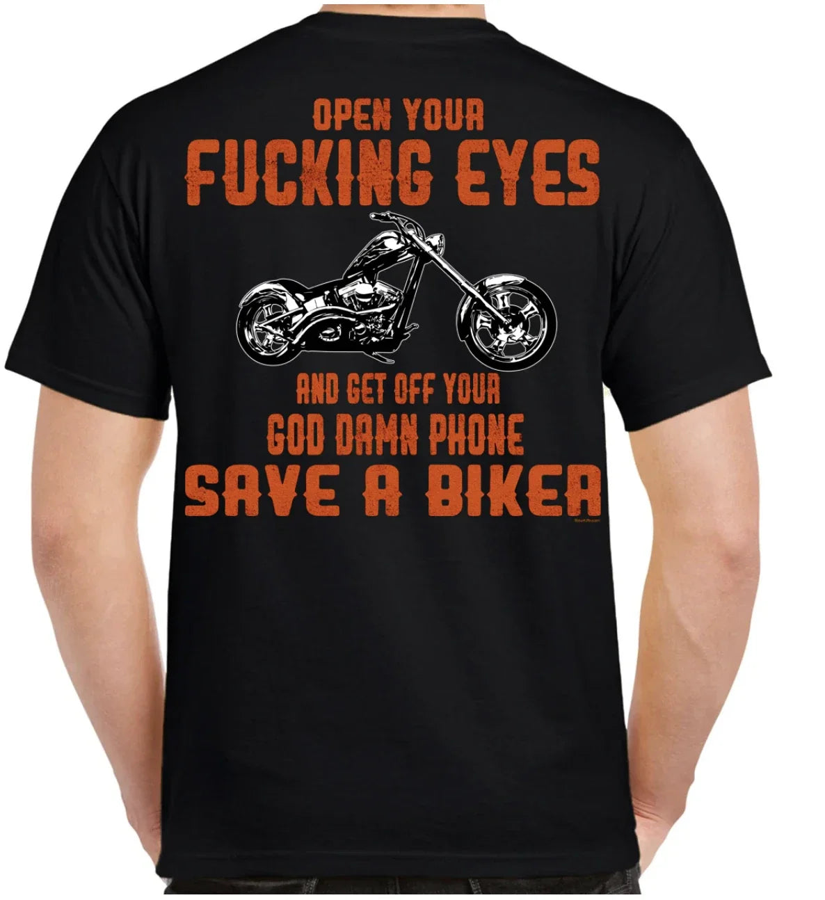 Open Your Eyes Save A Biker Motorcycle Humor Biker T-Shirt no Harley Unisex T-shirt, Sweatshirt, Hoodie, Long Sleeve Tee - T-Shirt, Sweatshirt, Hoodie