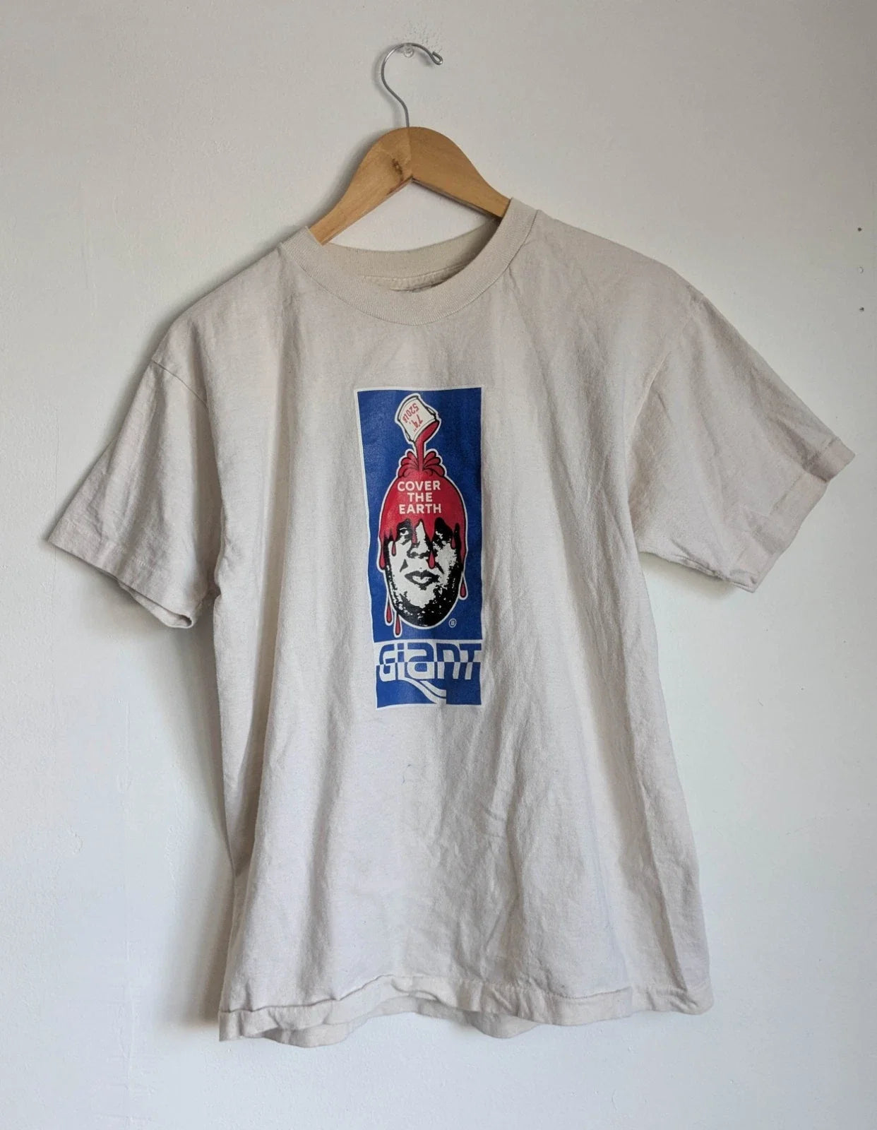 OBEY Andre the Giant t shirt / Y2K Cover the Earth eco activist art / vintage L Unisex T-shirt, Sweatshirt, Hoodie, Long Sleeve Tee - T-Shirt, Sweatshirt, Hoodie