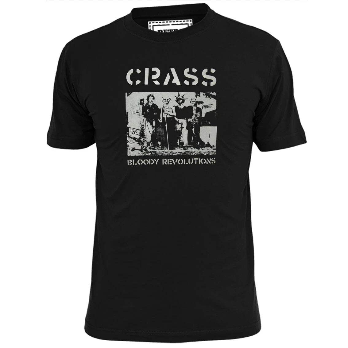 Mens Crass Bloody Revolutions Punk Rock T Shirt Pistols Buzzcocks Unisex T-shirt, Sweatshirt, Hoodie, Long Sleeve Tee - T-Shirt, Sweatshirt, Hoodie